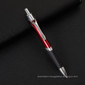 Office Holiday Customized Logo High-end Ballpoint Pen Creative Aluminum Rod Press Metal Ball Pen Triangle Pen